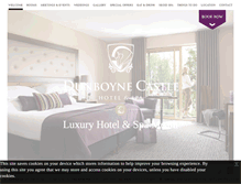 Tablet Screenshot of dunboynecastlehotel.com